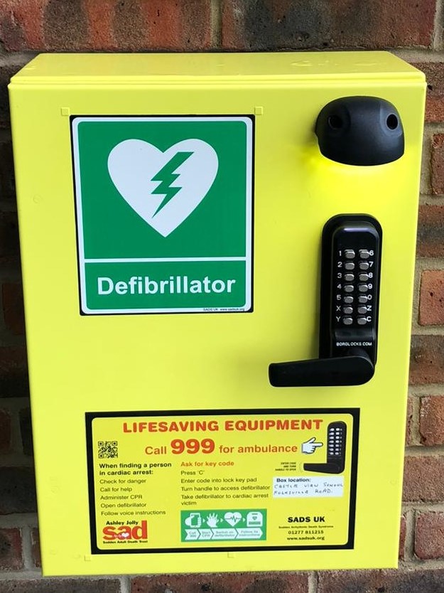defibrillator cabinet